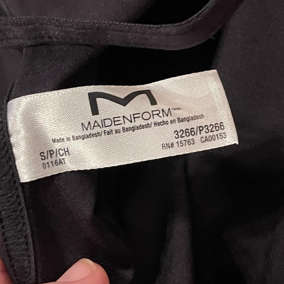 Maiden form nwt black compression shapewear tank top - Picture 6 of 10